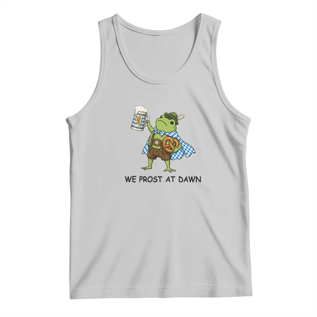 We Prost At Dawn Tank Top Funny Oktoberfest Frog Humor
