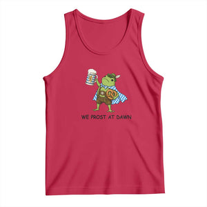 We Prost At Dawn Tank Top Funny Oktoberfest Frog Humor