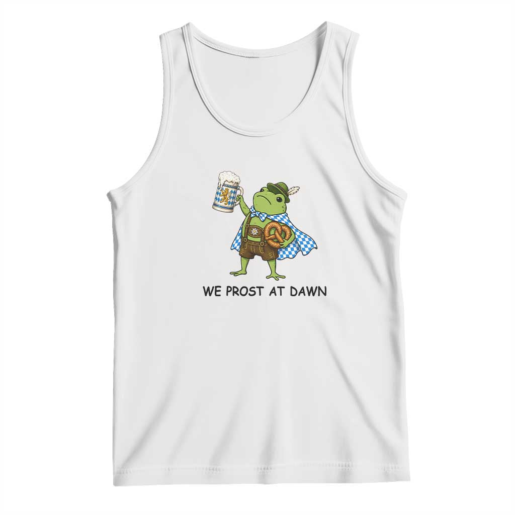 We Prost At Dawn Tank Top Funny Oktoberfest Frog Humor