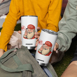 67 Six Seven Christmas Tumbler Cup Santa MAGA Hat Xmas TS14 Print Your Wear