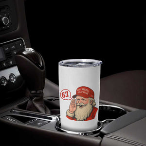 67 Six Seven Christmas Tumbler Cup Santa MAGA Hat Xmas TS14 Print Your Wear