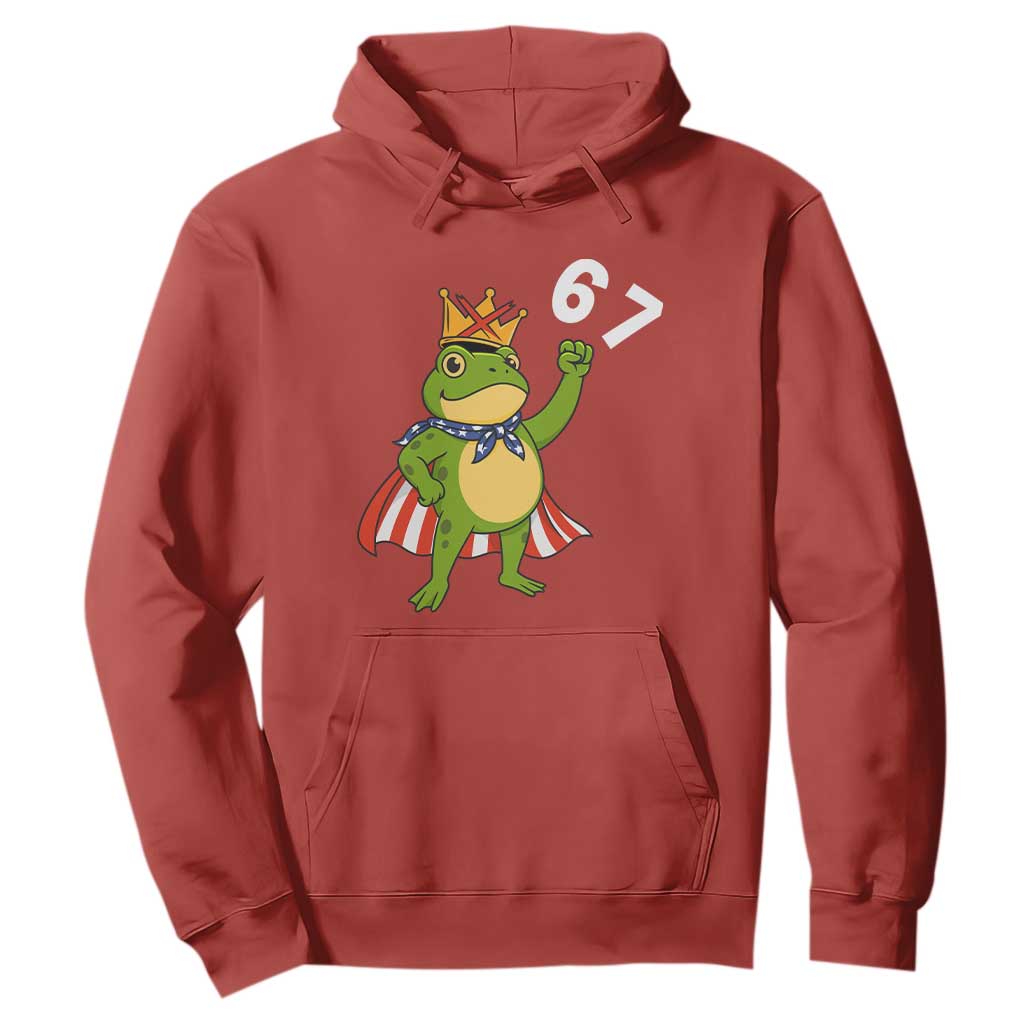 Resist Frog Hoodie Super American 67 Six Seven Meme TS14 Red Print Your Wear
