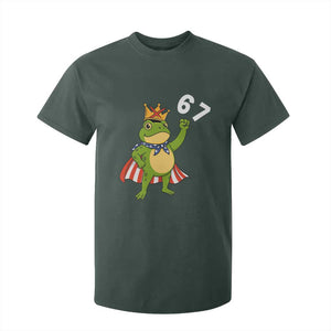 Resist Frog T Shirt For Kid Super American 67 Six Seven Meme TS14 Dark Forest Green Print Your Wear