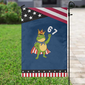 Resist Frog Garden Flag Super American 67 Six Seven Meme TS14 Classic Blue Black Print Your Wear