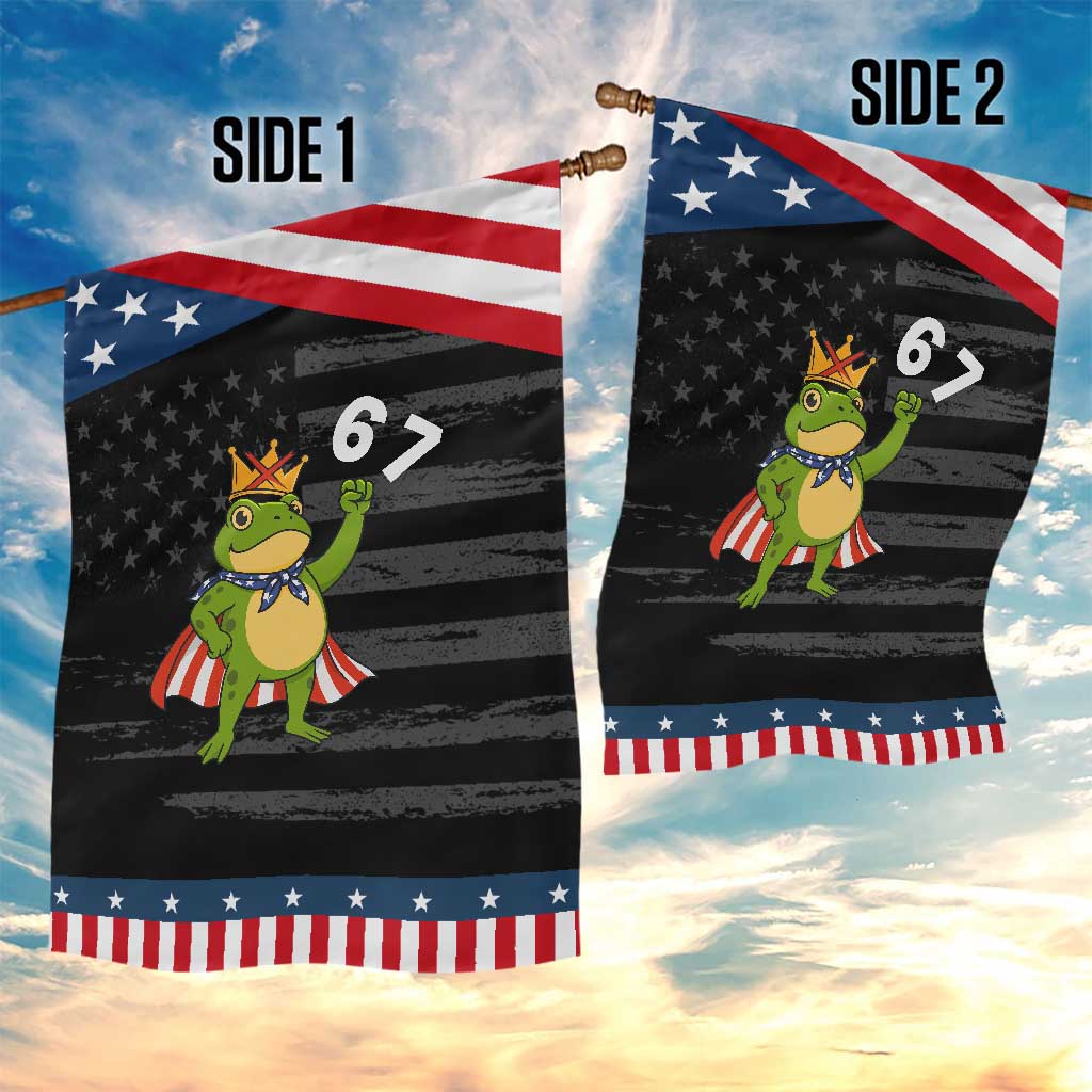 Resist Frog Garden Flag Super American 67 Six Seven Meme TS14 Print Your Wear