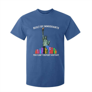 Immigrant Rights T Shirt For Kid Built by Immigrants You Can Not Deport History TS14 Royal Blue Print Your Wear