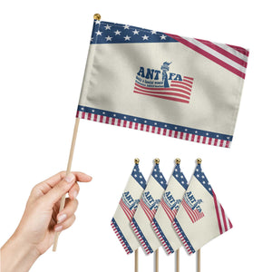 Antifa Fascism Patriotic Handheld Flag Antifascist Statue of Liberty TS14 Print Your Wear