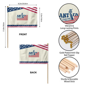 Antifa Fascism Patriotic Handheld Flag Antifascist Statue of Liberty TS14 Print Your Wear
