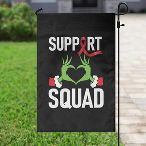 Red Ribbon AIDS Awareness Garden Flag Elf Hand Christmas HIV Support TS14 Print Your Wear