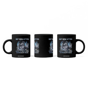 Not Now Kitten Daddy Increasing Shareholder Value Coffee Mug Funny Wolf Meme TS14 Print Your Wear