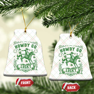 Cowboy St Patrick's Day Ceramic Ornament Howdy Go Lucky TS14 Print Your Wear