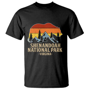 Shenandoah National Park T Shirt Vintage Virginia Mountains Bear TS14 Black Print Your Wear