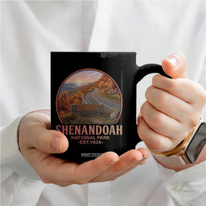 Shenandoah National Park Coffee Mug Vintage Virginia Mountain Landscape TS14 Print Your Wear