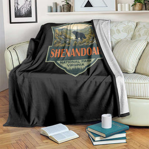 Shenandoah National Park Throw Blanket Virginia Black Bear Mountain TS14 Print Your Wear