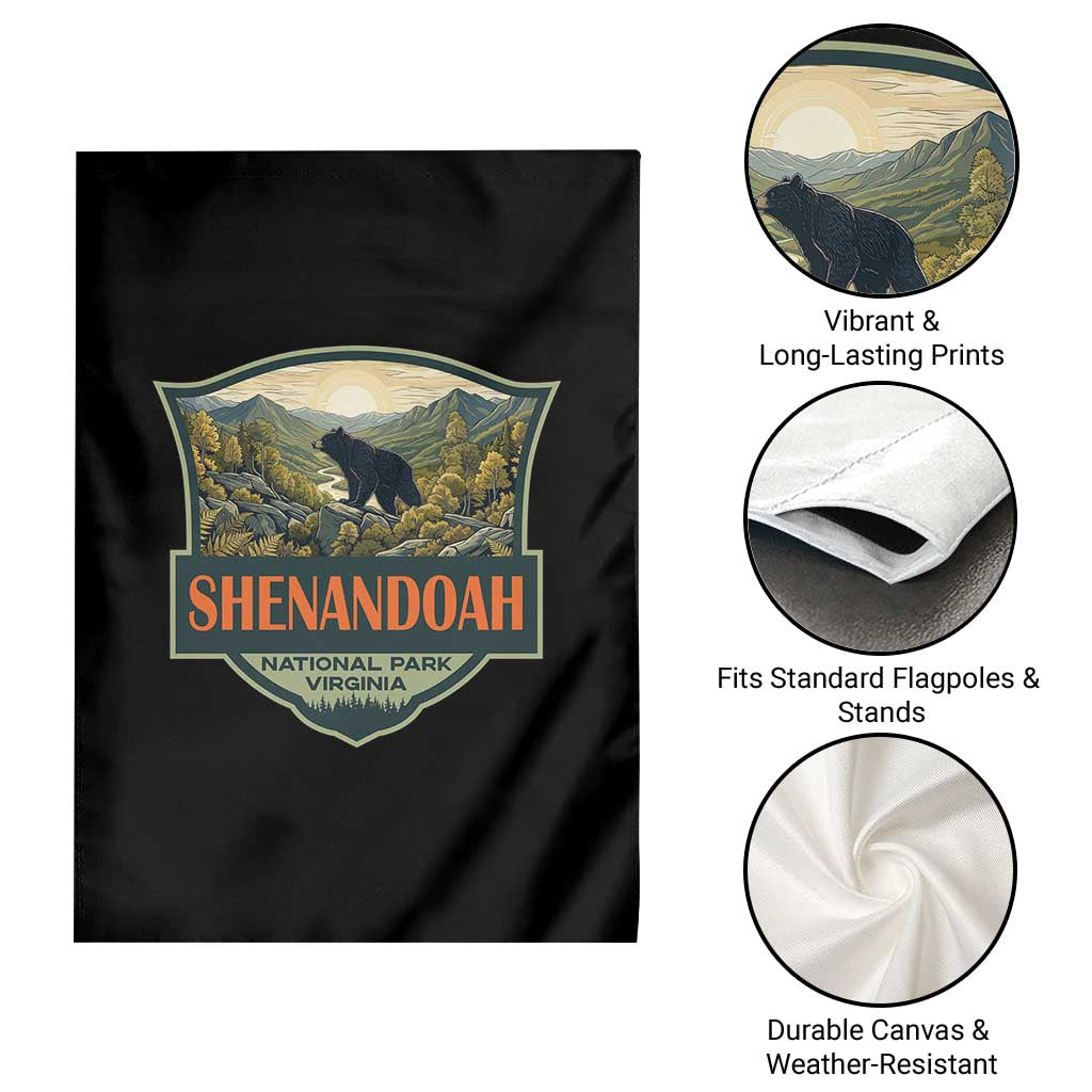 Shenandoah National Park Garden Flag Virginia Black Bear Mountain TS14 Print Your Wear