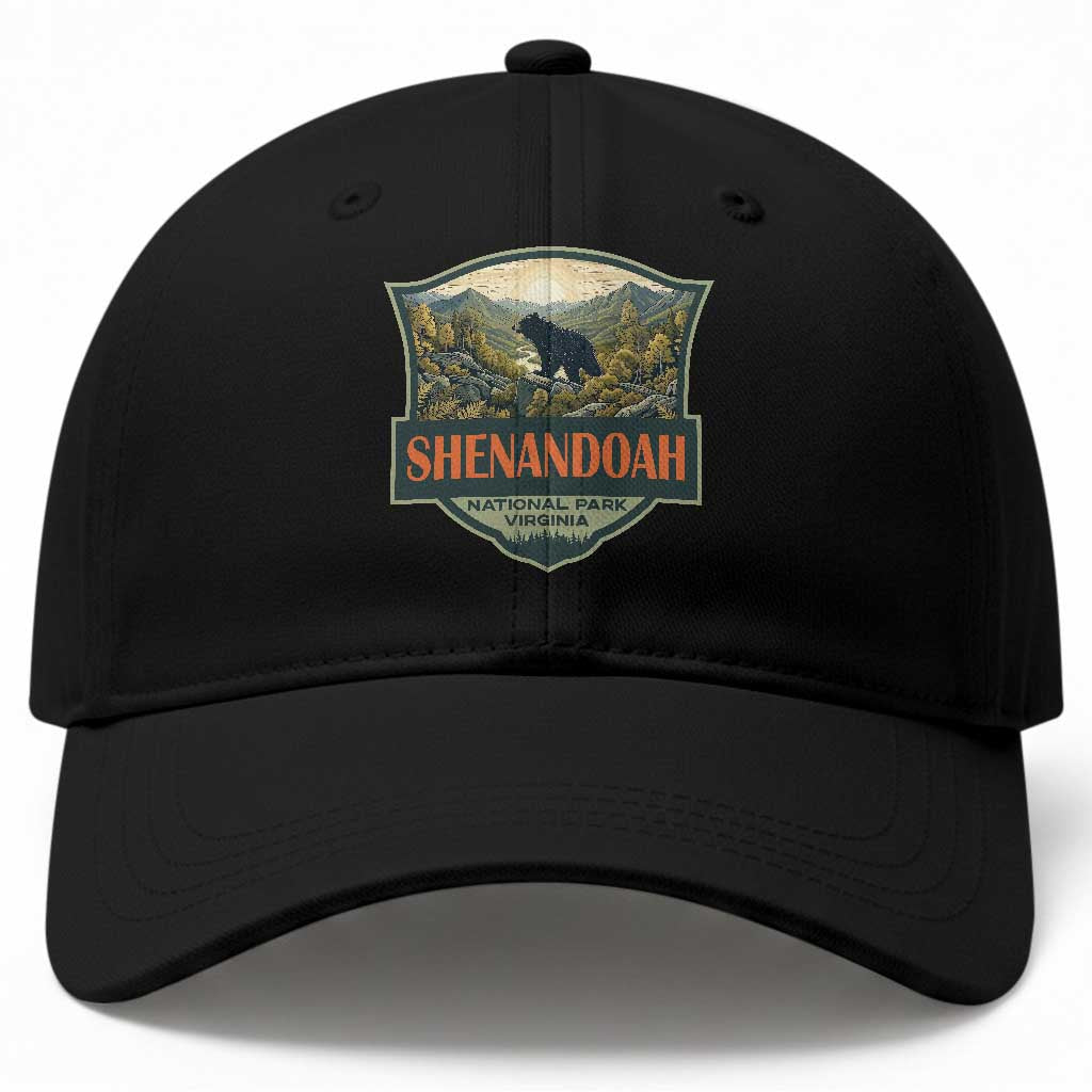 Shenandoah National Park Baseball Cap Virginia Black Bear Mountain TS14 Print Your Wear
