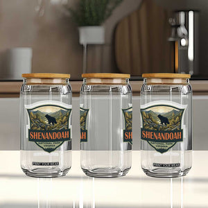 Shenandoah National Park Glass Can Virginia Black Bear Mountain TS14 Print Your Wear