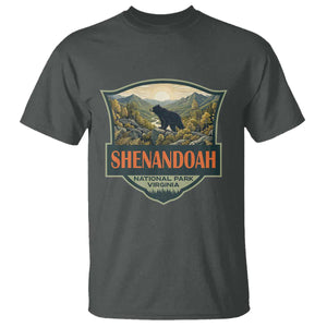 Shenandoah National Park T Shirt Virginia Black Bear Mountain TS14 Dark Heather Print Your Wear