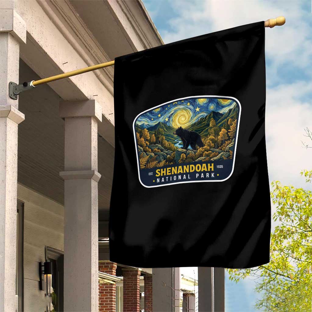 Shenandoah National Park Garden Flag Starry Night Virginia Bear Mountain TS14 Print Your Wear