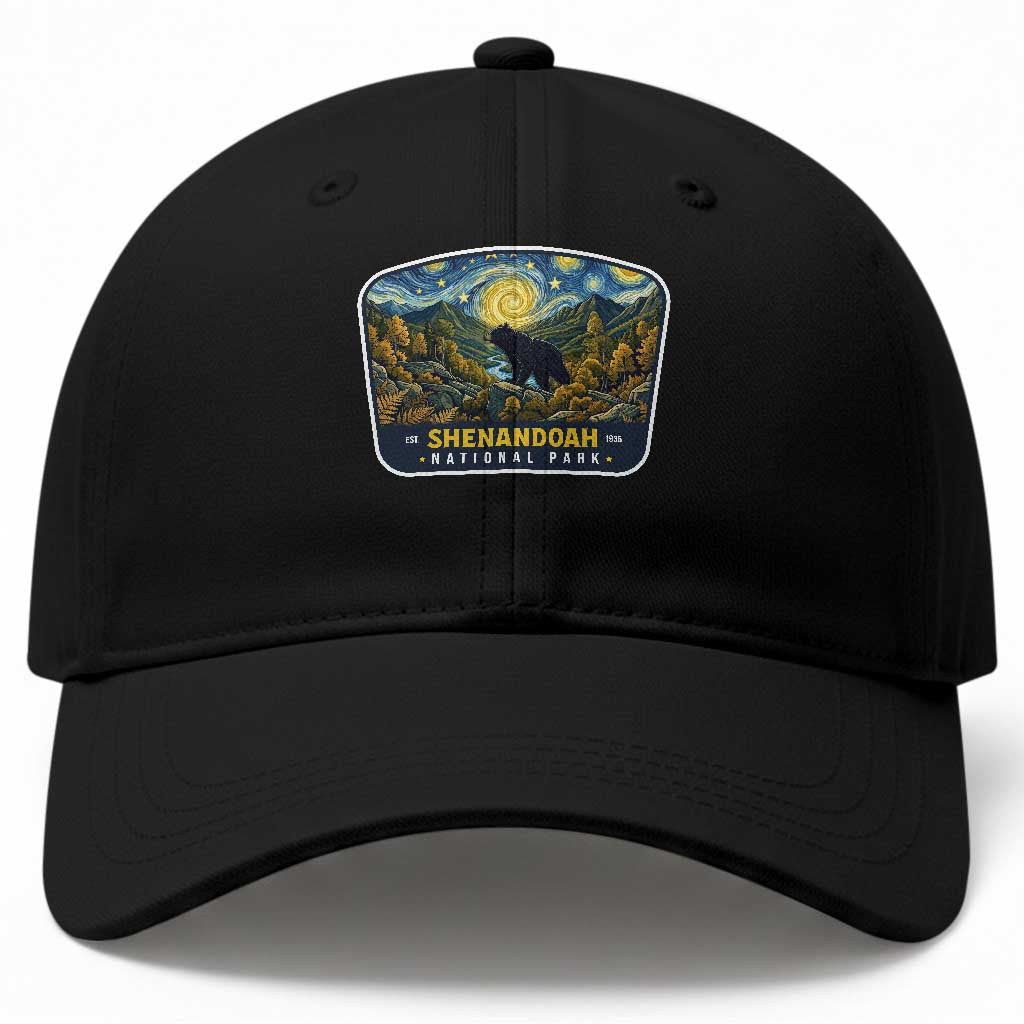 Shenandoah National Park Baseball Cap Starry Night Virginia Bear Mountain TS14 Print Your Wear