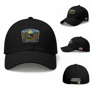 Shenandoah National Park Baseball Cap Starry Night Virginia Bear Mountain TS14 Baseball Cap Universal Fit Black Print Your Wear