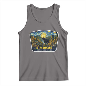 Shenandoah National Park Tank Top Starry Night Virginia Bear Mountain TS14 Deep Heather Print Your Wear