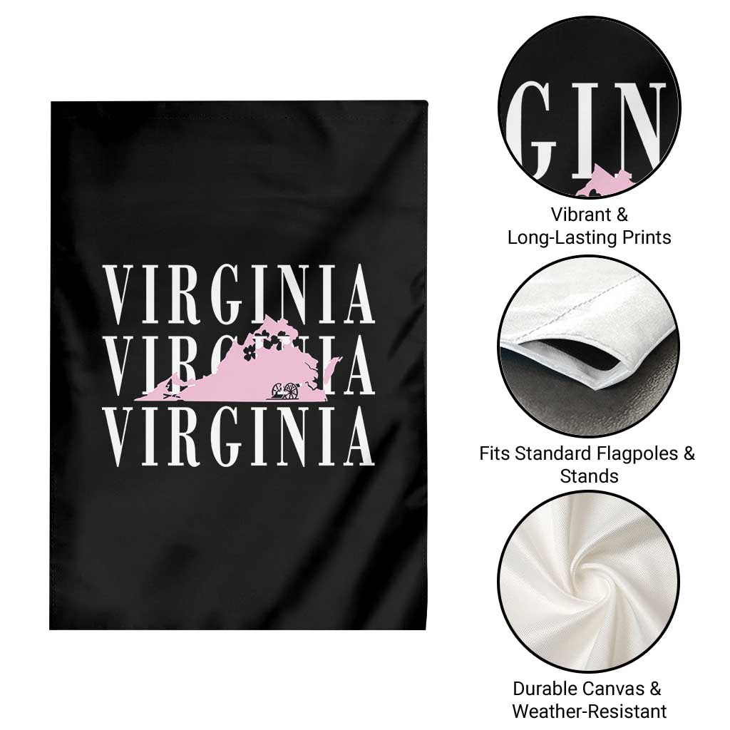 Virginia State Map Garden Flag East Coast State Pride Travel Gift TS14 Print Your Wear