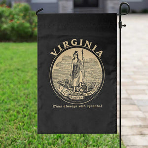 Vintage Virginia Motto Sic Semper Tyrannis Garden Flag TS14 Print Your Wear