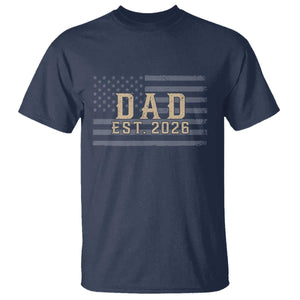 Dad Est 2026 T Shirt Promoted to Daddy New Dad TS14 Navy Print Your Wear