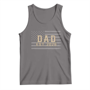 Dad Est 2026 Tank Top Promoted to Daddy New Dad TS14 Deep Heather Print Your Wear