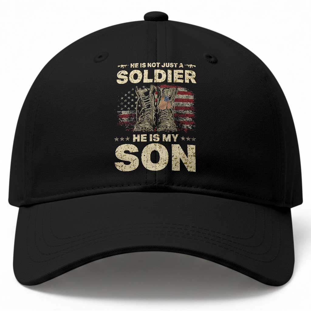 He Is Not Just A Soldier He Is My Son Baseball Cap Proud US Army Son TS14 Print Your Wear