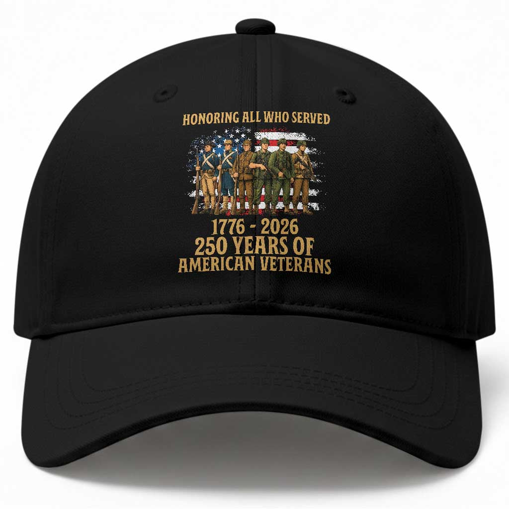 250 Years Anniversary Baseball Cap Patriotic USA Army Us Military TS14 Print Your Wear
