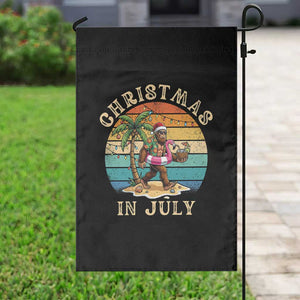Funny Bigfoot Christmas In July Beach Vacation Garden Flag TS14 Print Your Wear