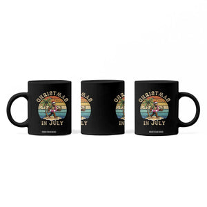 Funny Bigfoot Christmas In July Beach Vacation Coffee Mug TS14 Print Your Wear