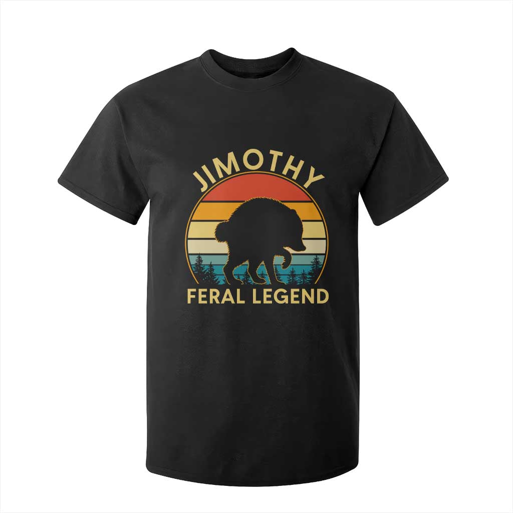 Jimothy Raccoon Seattle T Shirt For Kid Funny Seattle Feral Legend Animal Meme TS14 Black Print Your Wear