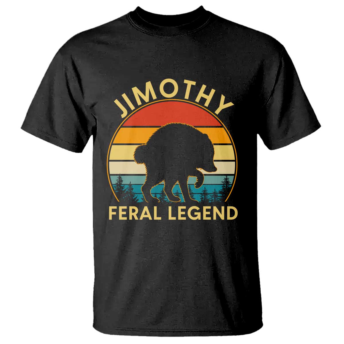 Jimothy Raccoon Seattle T Shirt Funny Seattle Feral Legend Animal Meme TS14 Black Print Your Wear