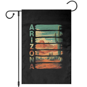 Arizona Desert Cactus Saguaro National Park Retro Garden Flag TS14 Black Print Your Wear
