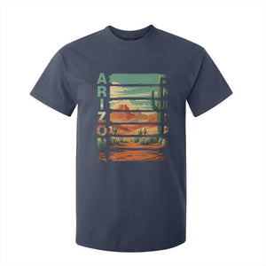 Arizona Desert Cactus Saguaro National Park Retro T Shirt For Kid TS14 Navy Print Your Wear