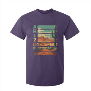 Arizona Desert Cactus Saguaro National Park Retro T Shirt For Kid TS14 Purple Print Your Wear