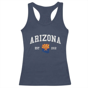 Arizona State Flag Grand Canyon State Established 1912 Racerback Tank Top TS14 Navy Print Your Wear