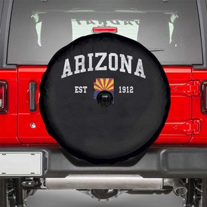 Arizona State Flag Grand Canyon State Established 1912 Spare Tire Cover TS14 Black Print Your Wear