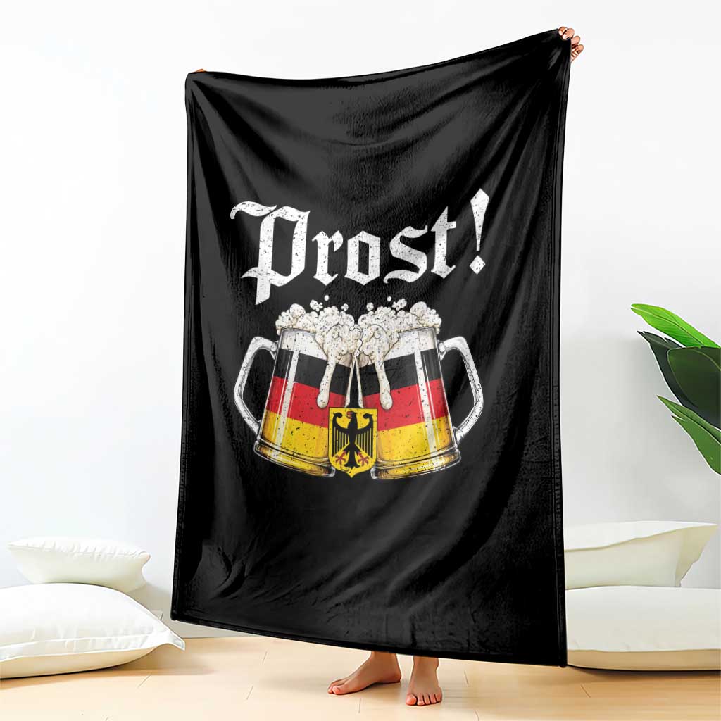 Vintage Oktoberfest Beer Drinking Prost German Festival Throw Blanket