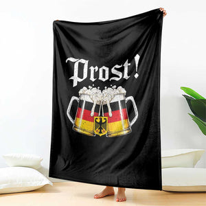 Vintage Oktoberfest Beer Drinking Prost German Festival Throw Blanket