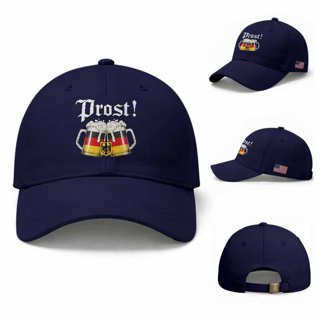 Vintage Oktoberfest Beer Drinking Prost German Festival Baseball Cap