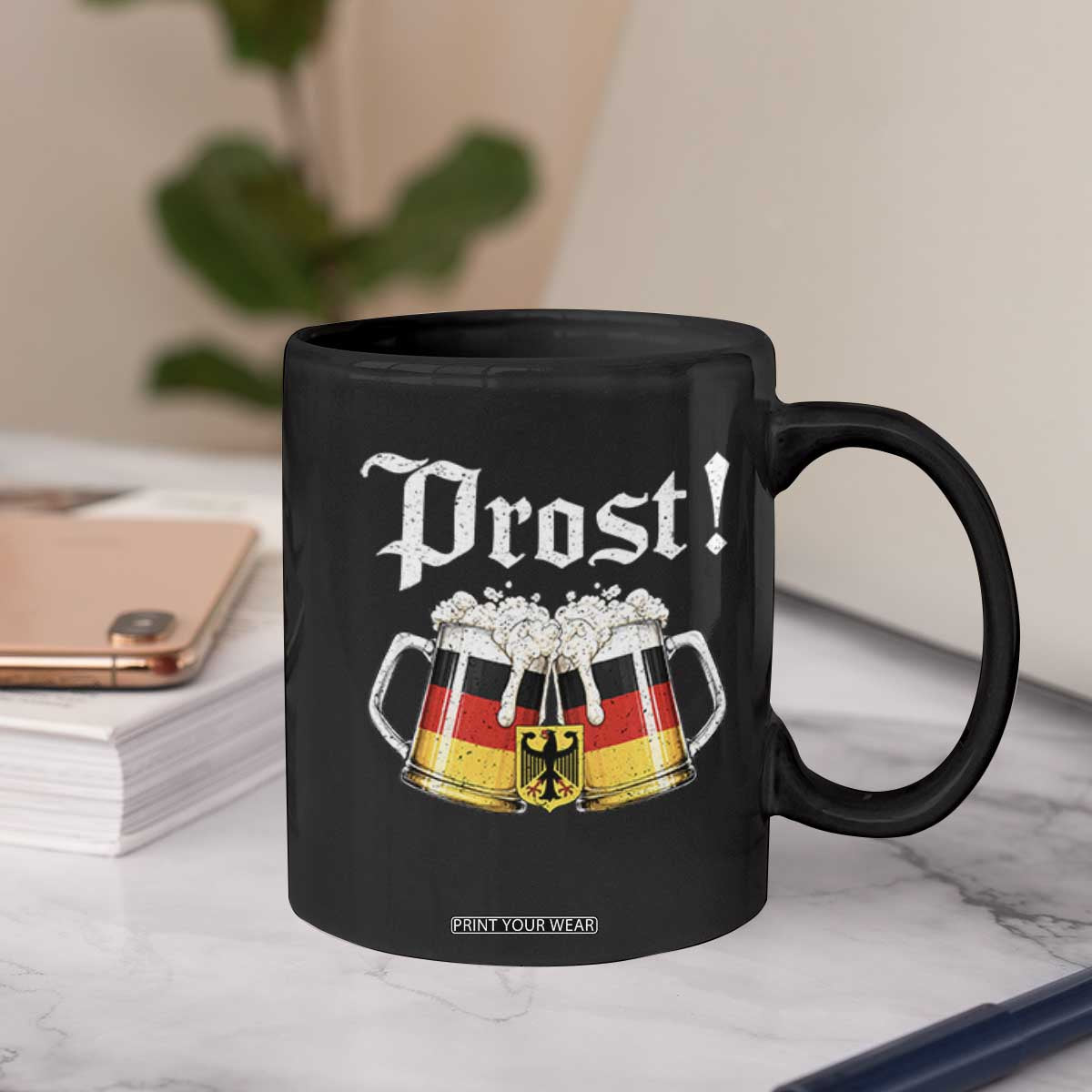 Vintage Oktoberfest Beer Drinking Prost German Festival Coffee Mug
