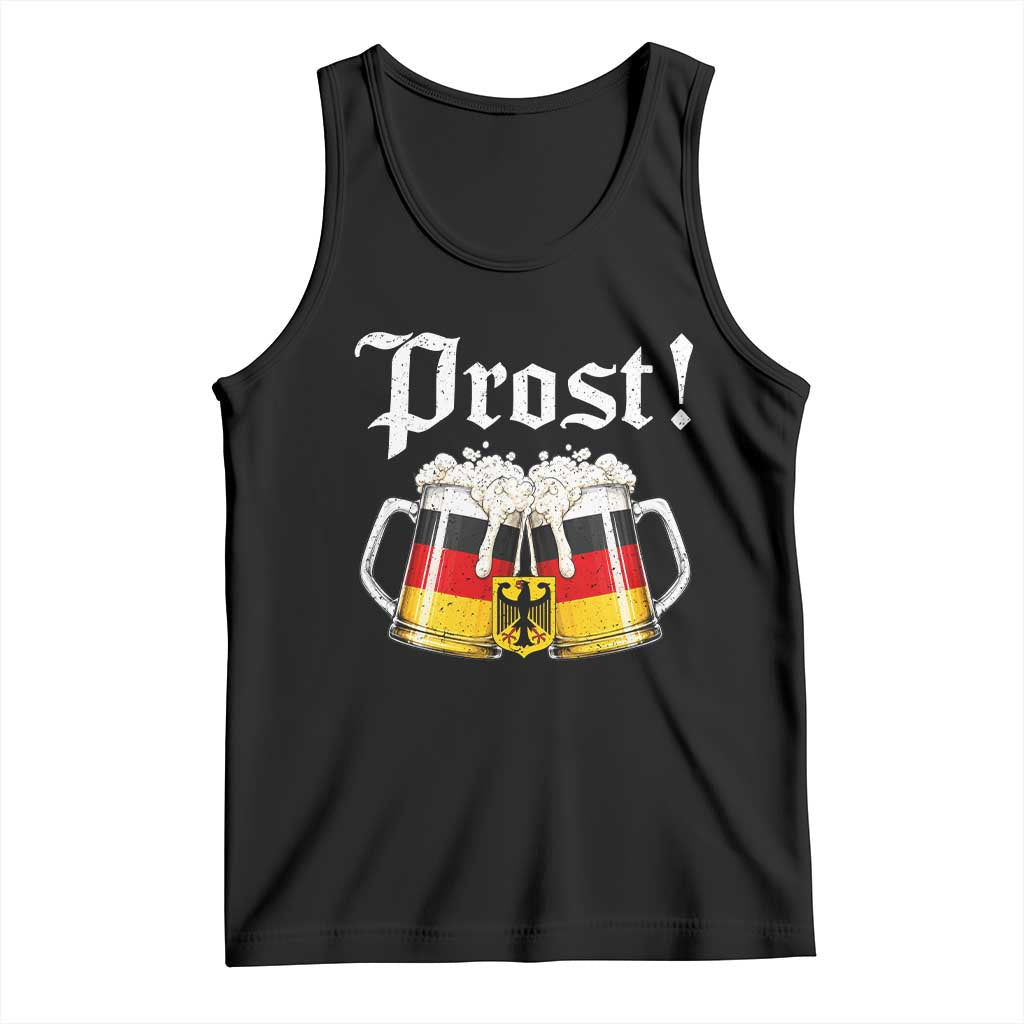Vintage Oktoberfest Beer Drinking Prost German Festival Tank Top