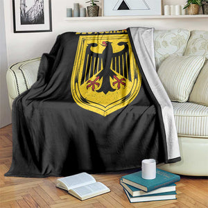 Deutschland Germany Eagle Federal Coat of Arms German Heritage Flag Throw Blanket