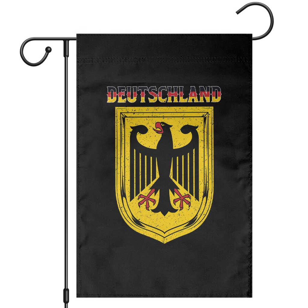Deutschland Germany Eagle Federal Coat of Arms German Heritage Flag Garden Flag