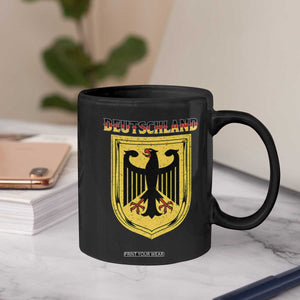 Deutschland Germany Eagle Federal Coat of Arms German Heritage Flag Coffee Mug