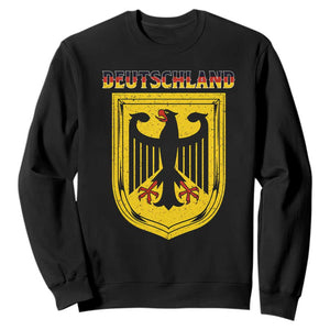 Deutschland Germany Eagle Federal Coat of Arms German Heritage Flag Sweatshirt